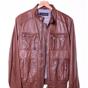 Dsquared2 Men's Leather Biker Jacket